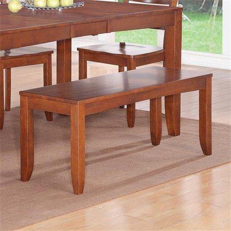 WOODEN IMPORTS FURNITURE LLC Wooden Imports Furniture LY-WB-ESP Lynfield Dining Bench with Wood Seat - Espresso LYB-ESP-W